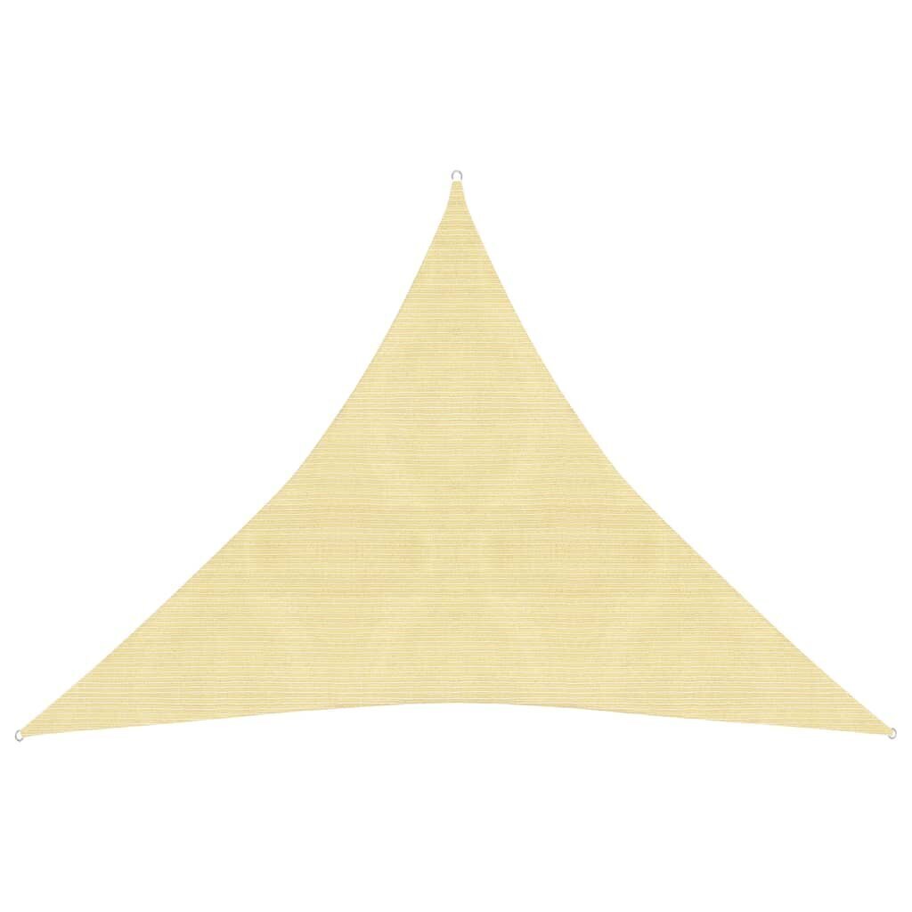 Aurinkopurje 160 g/m² beige 3x3x3 m HDPE hinta ja tiedot | Aurinkovarjot ja markiisit | hobbyhall.fi