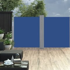 Sisäänvedettävä sivumarkiisi 160x600 cm sininen hinta ja tiedot | Aurinkovarjot ja markiisit | hobbyhall.fi