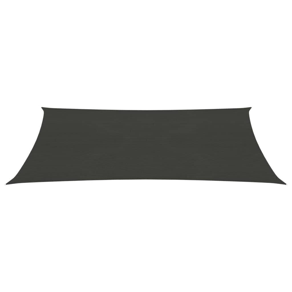 Aurinkopurje 160 g/m² antrasiitti 5x7 m HDPE hinta ja tiedot | Aurinkovarjot ja markiisit | hobbyhall.fi