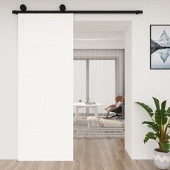 Lato-ovi valkoinen 80x1,8x214 cm täysi mänty hinta ja tiedot | Sisäovet | hobbyhall.fi