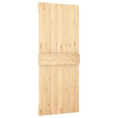 Liukuovi varustesarjalla 80x210cm, massiivimäntyä hinta ja tiedot | Sisäovet | hobbyhall.fi