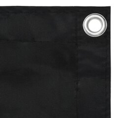 Parvekkeen suoja musta 90x400 cm Oxford kangas hinta ja tiedot | Aurinkovarjot ja markiisit | hobbyhall.fi