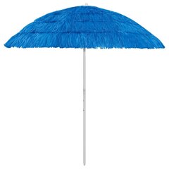 Hawaii Rantavarjo sininen 240 cm hinta ja tiedot | Aurinkovarjot ja markiisit | hobbyhall.fi