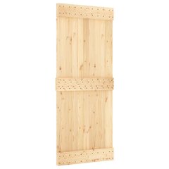 Liukuovi asennustarvikkeineen 85x210 cm täysi mänty hinta ja tiedot | Sisäovet | hobbyhall.fi