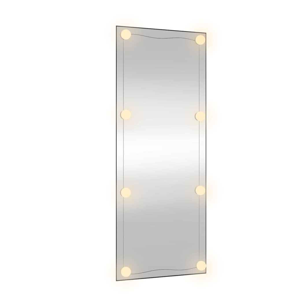 Seinäpeili LED-valoilla 40x100 cm lasi suorakulmio hinta ja tiedot | Peilit | hobbyhall.fi