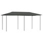 Huvimaja 3x6x2,6 m antrasiitti 160 g/m² hinta ja tiedot | Puutarhapaviljongit | hobbyhall.fi