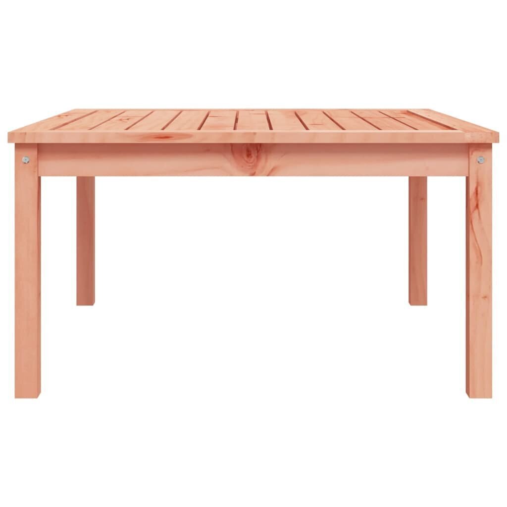 Puutarhapöytä 82,5x82,5x45 cm täysi douglaskuusi hinta ja tiedot | Puutarhapöydät | hobbyhall.fi