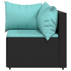 Kulmasohvat tyynyillä , musta hinta ja tiedot | Puutarhatuolit | hobbyhall.fi