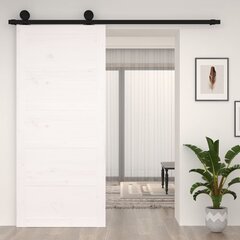 Lato-ovi valkoinen 90x1,8x204,5 cm täysi mänty hinta ja tiedot | Sisäovet | hobbyhall.fi