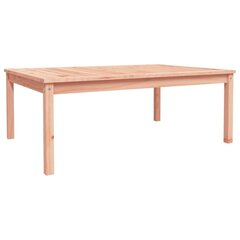 Puutarhapöytä 121,5x82,5x45 cm täysi douglaskuusi hinta ja tiedot | Puutarhapöydät | hobbyhall.fi