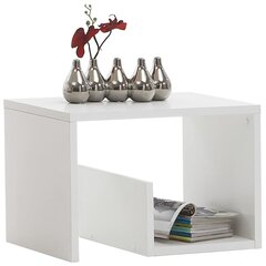 FMD Sohvapöytä 2-in-1 59,1x35,8x37,8 cm valkoinen hinta ja tiedot | Sohvapöydät | hobbyhall.fi