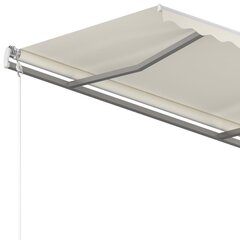 Vapaasti seisova sisäänkelattava markiisi 350x250 cm kerma hinta ja tiedot | Aurinkovarjot ja markiisit | hobbyhall.fi