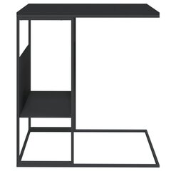 Sivupöytä musta 55x36x59,5 cm tekninen puu hinta ja tiedot | Sohvapöydät | hobbyhall.fi