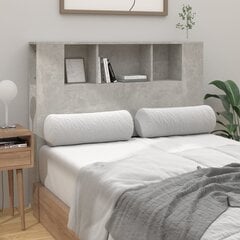 Sängynpääty säilytystilalla betoninharmaa 120x18,5x102,5 cm hinta ja tiedot | Sängyt | hobbyhall.fi