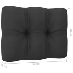 3-istuttava Puutarhasohva tyynyillä täysi mänty hinta ja tiedot | Puutarhatuolit | hobbyhall.fi