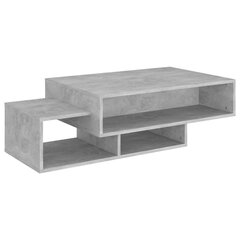 Sohvapöytä betoninharmaa 105x55x32 cm lastulevy hinta ja tiedot | Sohvapöydät | hobbyhall.fi