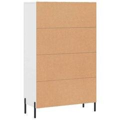 Kaappi valkoinen 69,5x31x115 cm tekninen puu hinta ja tiedot | Lipastot | hobbyhall.fi