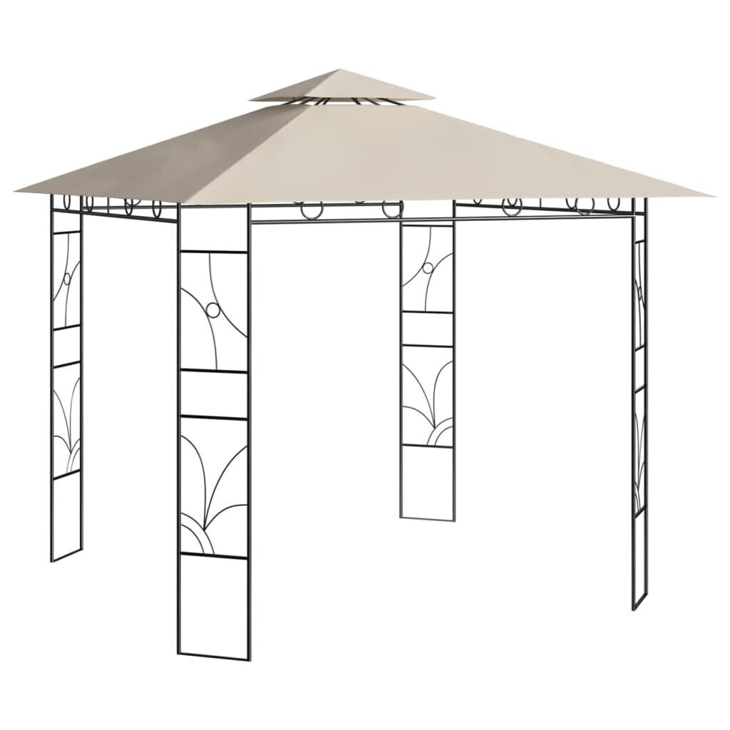 Huvimaja, 3x3x2,7 m, ruskea hinta ja tiedot | Puutarhapaviljongit | hobbyhall.fi