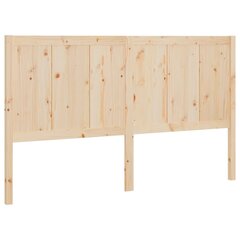 Sängynpääty 155,5x4x100 cm täysi mänty hinta ja tiedot | Sängyt | hobbyhall.fi