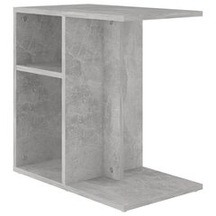 Sivupöytä betoninharmaa 50x30x50 cm lastulevy hinta ja tiedot | Sohvapöydät | hobbyhall.fi