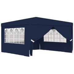 Ammattilaisten juhlateltta sivuseinillä 4x4 m sininen 90 g/m² hinta ja tiedot | Puutarhapaviljongit | hobbyhall.fi