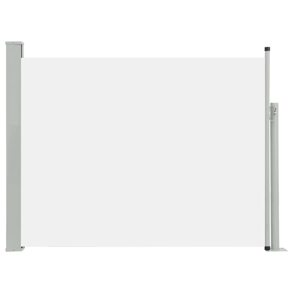 Sisäänvedettävä terassin sivumarkiisi 140x500 cm kerma hinta ja tiedot | Aurinkovarjot ja markiisit | hobbyhall.fi