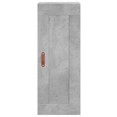 Kaappi betoninharmaa 34,5x34x180 cm tekninen puu hinta ja tiedot | Lipastot | hobbyhall.fi