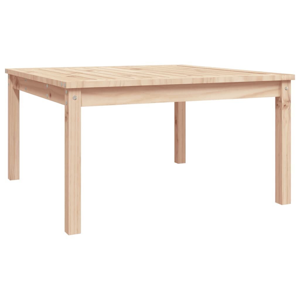 Puutarhapöytä 82,5x82,5x45 cm täysi mänty hinta ja tiedot | Puutarhapöydät | hobbyhall.fi