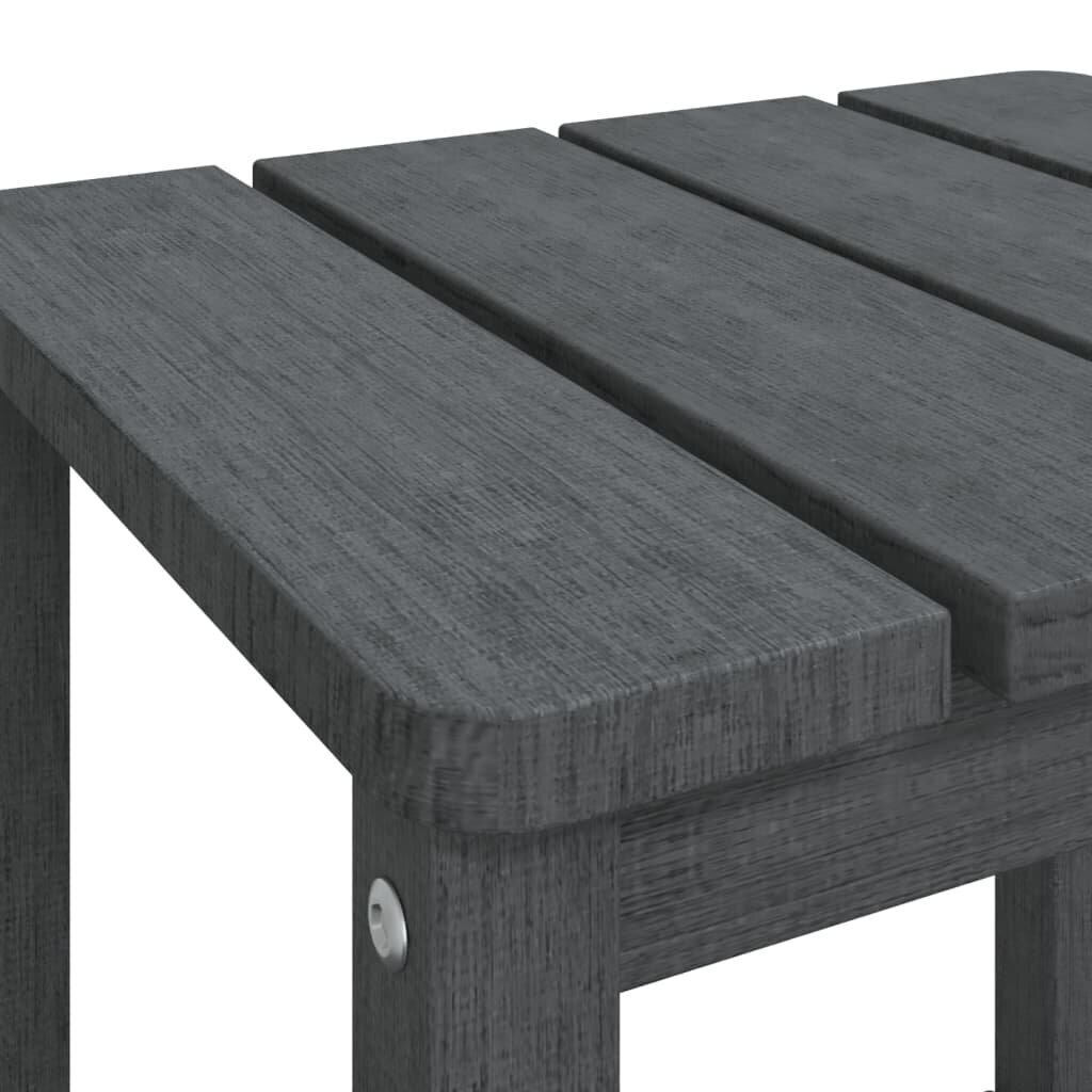 Adirondack puutarhapöytä antrasiitti 38x38x46 cm HDPE hinta ja tiedot | Puutarhapöydät | hobbyhall.fi