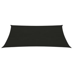 Aurinkopurje 160 g/m² musta 3x4,5 m HDPE hinta ja tiedot | Aurinkovarjot ja markiisit | hobbyhall.fi