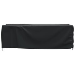 Puutarhakalusteiden suoja musta 229x113x73 cm vedenkestävä 420D hinta ja tiedot | Istuintyynyt, pehmusteet ja päälliset | hobbyhall.fi