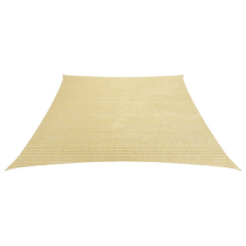 Aurinkopurje 160 g/m² beige 3/4x3 m HDPE hinta ja tiedot | Aurinkovarjot ja markiisit | hobbyhall.fi