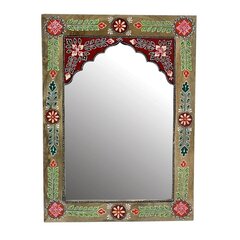 Seinäpeili DKD Home Decor Kukka-aiheinen Monivärinen Puu MDF (41 x 2 x 56 cm) hinta ja tiedot | Peilit | hobbyhall.fi