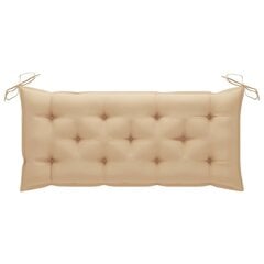 Tyyny puutarhapenkille, beige, 120x50x7 cm hinta ja tiedot | Istuintyynyt, pehmusteet ja päälliset | hobbyhall.fi