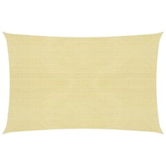 Aurinkopurje 160 g/m² beige 2,5x3 m HDPE hinta ja tiedot | Aurinkovarjot ja markiisit | hobbyhall.fi