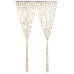 Macrame verho 140x240 cm puuvilla hinta ja tiedot | Verhot | hobbyhall.fi