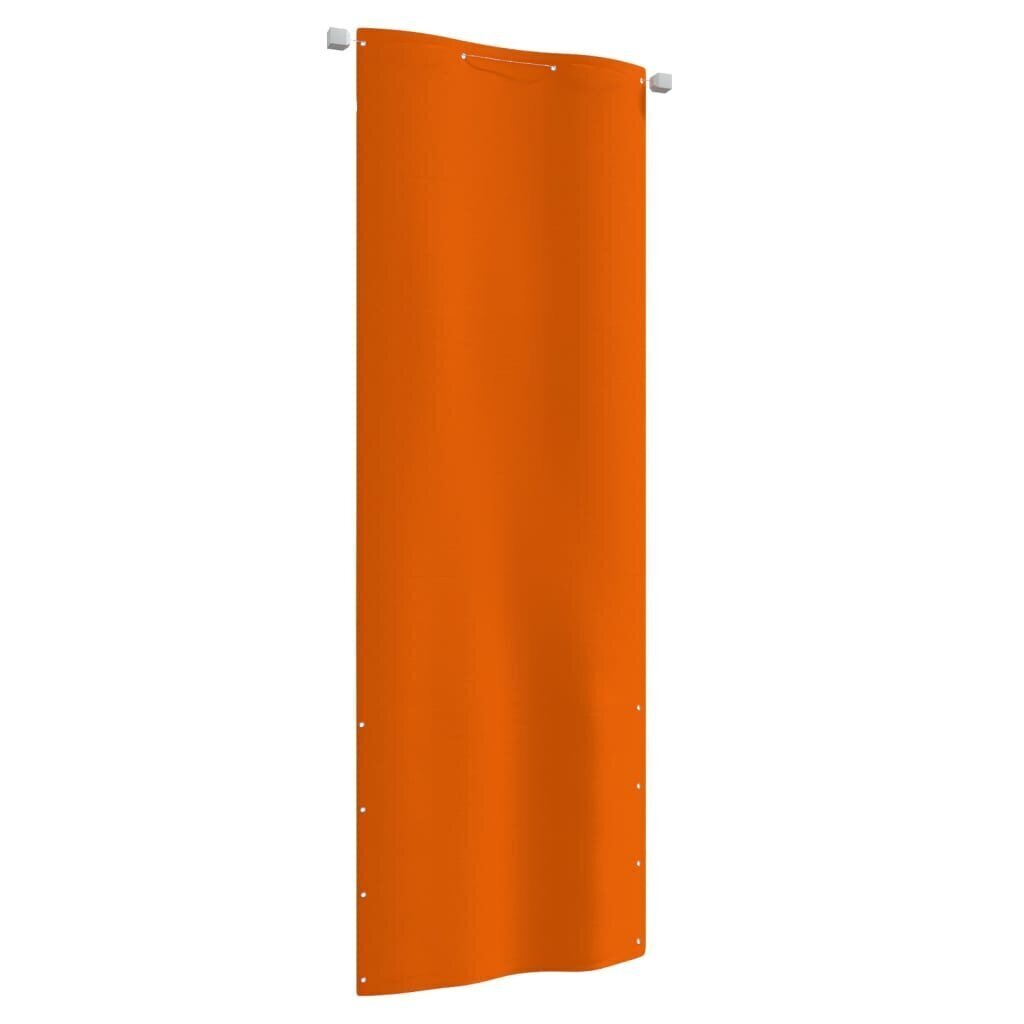 Parvekkeen suoja oranssi 80x240 cm Oxford kangas hinta ja tiedot | Aurinkovarjot ja markiisit | hobbyhall.fi