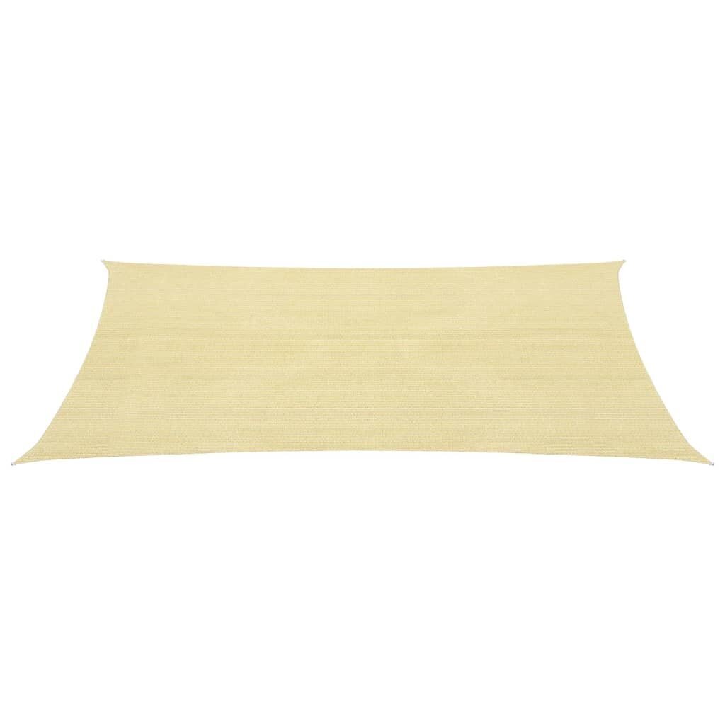 Aurinkopurje HDPE neliönmuotoinen 2x2 m beige hinta ja tiedot | Aurinkovarjot ja markiisit | hobbyhall.fi