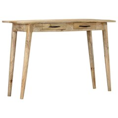 Konsolipöytä 115x40x75 cm täysi karkea mangopuu hinta ja tiedot | Sohvapöydät | hobbyhall.fi