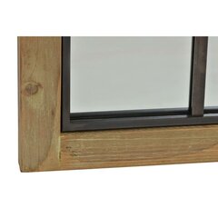 Seinäpeili DKD Home Decor, musta/ruskea hinta ja tiedot | Peilit | hobbyhall.fi
