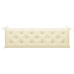 Tyyny puutarhapenkille, beige, 180x50x7 cm hinta ja tiedot | Istuintyynyt, pehmusteet ja päälliset | hobbyhall.fi