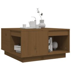 Sohvapöytä hunajanruskea 60x61x32,5 cm täysi mänty hinta ja tiedot | Sohvapöydät | hobbyhall.fi