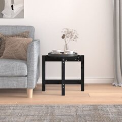 Sohvapöytä musta Ø 52,5x45 cm täysi mänty hinta ja tiedot | Sohvapöydät | hobbyhall.fi