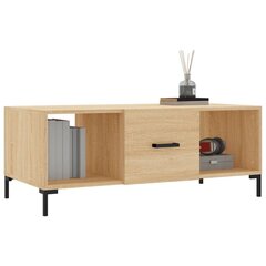 Sohvapöytä Sonoma-tammi 102x50x40 cm tekninen puu hinta ja tiedot | Sohvapöydät | hobbyhall.fi