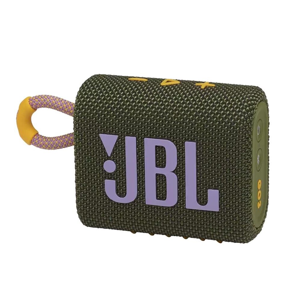 JBL Go 3 JBLGO3GRN hinta ja tiedot | Kaiuttimet | hobbyhall.fi