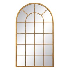 Seinäpeili 65 x 2,5 x 110 cm Kullattu Metalli Ikkuna hinta ja tiedot | Peilit | hobbyhall.fi