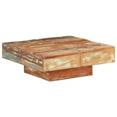 Sohvapöytä 80x80x28 cm täysi kierrätyspuu hinta ja tiedot | Sohvapöydät | hobbyhall.fi