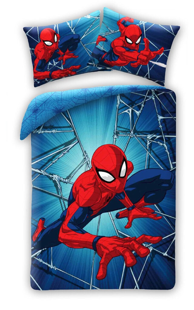 Spiderman Dynamic Pussilakanasetti 140×200 cm, 70×90 cm hinta ja tiedot | Vuodevaatteet lapsille | hobbyhall.fi