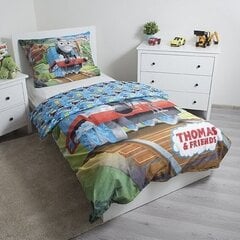 Thomas &amp; Friends -pussilakanasetti, 140 x 200 cm + 1 tyynyliina 70 x 90 cm hinta ja tiedot | Vuodevaatteet lapsille | hobbyhall.fi