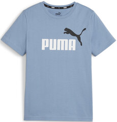 Puma T-paidat Nuorille Ess+ 2 Col Logo Tee Blue 586985 20 586985 20/164 hinta ja tiedot | Miesten puserot ja hupparit | hobbyhall.fi